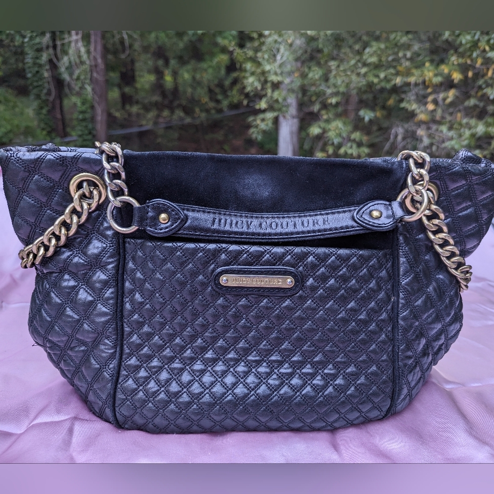 Black and Gold Juicy Couture Handbag